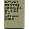 Memoria 1 Handleiding Leerwerkboek (editie 2024) (incl. Pelckmans Portaal) door Onbekend