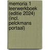 Memoria 1 Leerwerkboek (editie 2024) (incl. Pelckmans Portaal) by Unknown