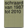 Schraard van 1987 tot 2010 by Pieter Bakker