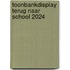 Toonbankdisplay Terug naar school 2024