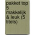 Pakket Top 5 Makkelijk & Leuk (5 titels)