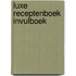 Luxe receptenboek invulboek