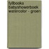 Fyllbooks Babyshowerboek watercolor - groen