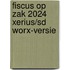 Fiscus op zak 2024 Xerius/SD Worx-versie