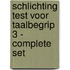 Schlichting Test voor Taalbegrip 3 - Complete set