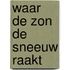 Waar de zon de sneeuw raakt