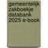 Gemeentelijk zakboekje Databank 2025 E-book