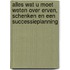 Alles wat u moet weten over erven, schenken en een successieplanning