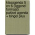 Klasagenda 5 en 6 (liggend formaat) pakket agenda + Bingel Plus