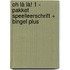Oh là là! 1 - pakket speelleerschrift + Bingel Plus