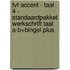 TvT accent - Taal 4 - standaardpakket werkschrift Taal A-B+Bingel Plus