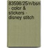 83598/25/N/BSN - COLOR & STICKERS - DISNEY STITCH