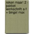 Reken Maar! 2 - pakket werkschrift A-F + Bingel Max