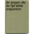De jongen die de tijd wilde stopzetten