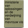 Ministerie van Oplossingen en de verdwijning van mevrouw Vis door Sanne Rooseboom