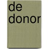 De donor door Marion Hartog van Banda