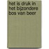 Het is druk in het Bijzondere Bos van Beer