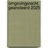 Omgevingsrecht geanoteerd 2025