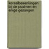 Koraalbewerkingen bij de Psalmen en Enige Gezangen