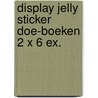 Display Jelly sticker doe-boeken 2 x 6 ex. door Interstat
