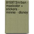81597/3/N/BSN - MAXICOLOR + STICKERS - MINNIE - DISNEY