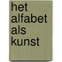 Het alfabet als kunst