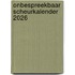 Onbespreekbaar Scheurkalender 2026