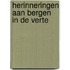 Herinneringen aan bergen in de verte