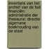 Inventaris van het archief van de FOD Financiën: administratie der thesaurie: directie algemene boekhouding van de staat