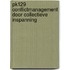 PK129 Conflictmanagement door collectieve inspanning