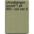 Uitnodigingen Axolotl 1 PK 950 / set van 6