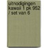 Uitnodigingen Kawaii 1 PK 952 / set van 6