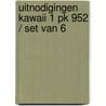 Uitnodigingen Kawaii 1 PK 952 / set van 6 by Interstat