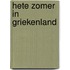Hete zomer in Griekenland
