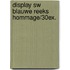 Display SW Blauwe reeks Hommage/30ex.