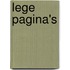 Lege Pagina's
