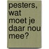 Pesters, wat moet je daar nou mee?
