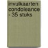 Invulkaarten condoleance - 35 stuks