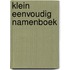 KLEIN EENVOUDIG NAMENBOEK