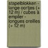 Stapelblokken - Lange oortjes (+ 12 m) / Cubes à empiler - Longues oreilles (+ 12 m)