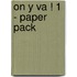 On y va ! 1 - paper pack