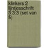 Klinkers 2 Lijntjesschrift 3:3:3 (set van 5)