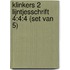 Klinkers 2 Lijntjesschrift 4:4:4 (set van 5)