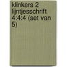 Klinkers 2 Lijntjesschrift 4:4:4 (set van 5) door Onbekend